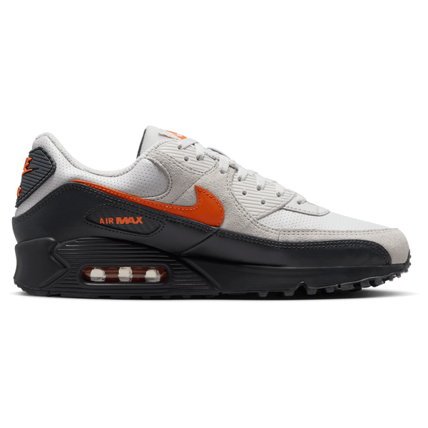 Nike Air MAX 90 - Men's - Vast Grey/Safety Orange/Anthracite