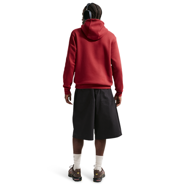 Nike Club BB Hoodie CTB - Men's - Team Crimson/Lt Khaki/Team Crimson - Image 4