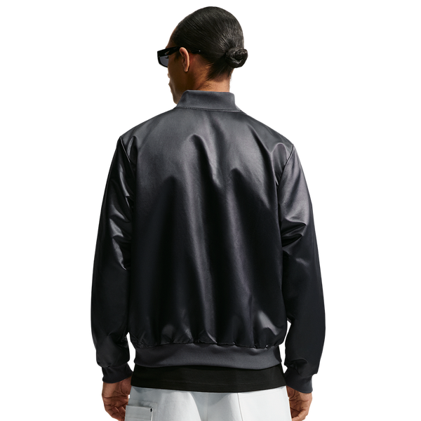 Nike Club Varsity Jacket - Men's - Black/Anthracite - Image 2