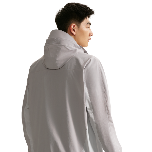 Nike Dri-Fit Tech Helios Sun Long Sleeve - Men's - Off White/Black/Grey Fog - Image 2