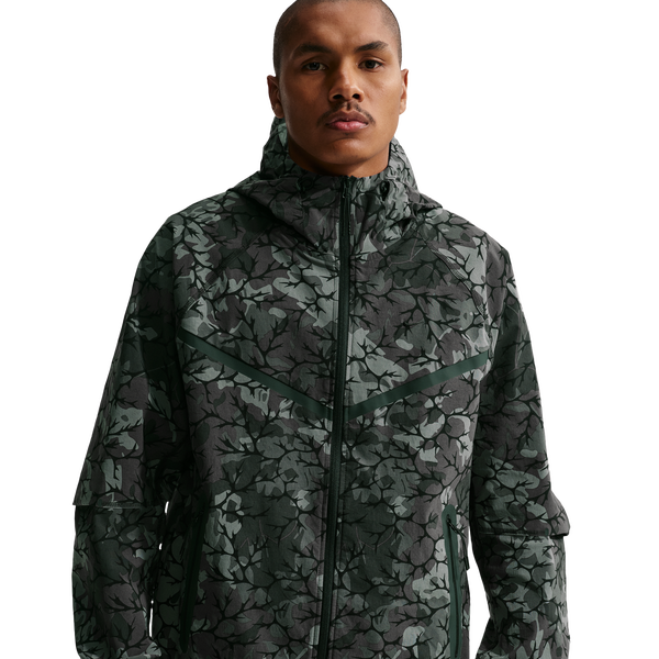 Nike Dri-FIT Tech Woven AOP Full-Zip - Men's - Black/Black