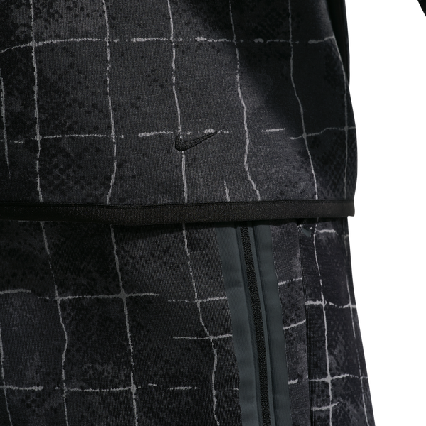 Nike Tech Fleece Full Zip Windrunner Jacket - Men's - Black/Iron Grey - Image 8