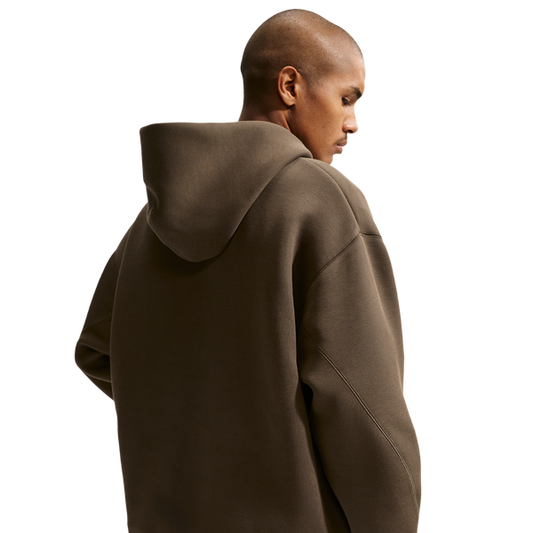 Nike Tech Fleece Ergo Full-Zip - Men's - Dark Hazel/Black - Image 2