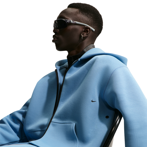 Nike Tech Fleece Ergo Full-Zip - Men's - Work Blue/Black - Image 3