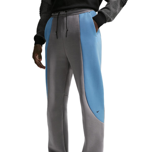 Nike Tech Fleece Pro Cb Open Hem Pants - Men's - Pencil Point/Work Blue/Black - Image 3