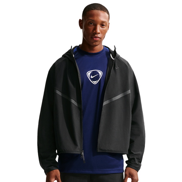 Nike Tech Shori Knit Full-Zip Jacket - Men's - Black/Black