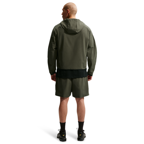 Nike Tech Shori Knit Full-Zip Jacket - Men's - Black/Cargo Khaki - Image 8