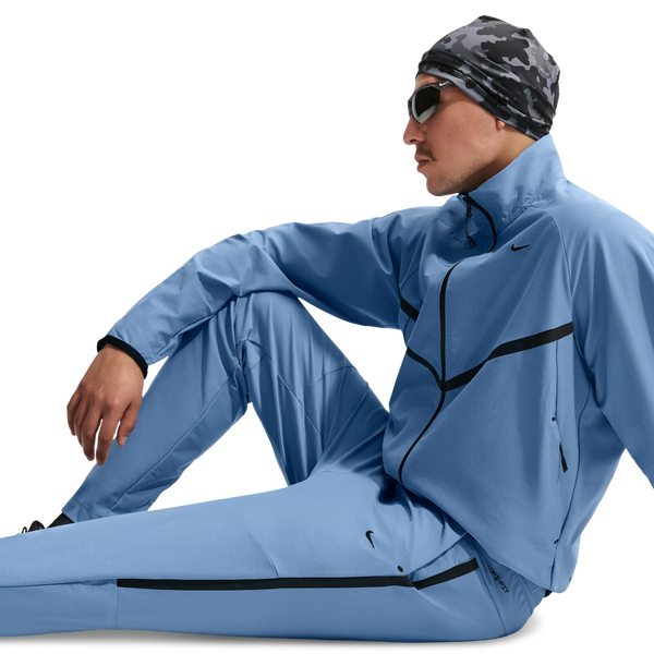 Nike Tech Shori Knit Drill Pant - Men's - Work Blue/Black - Image 6