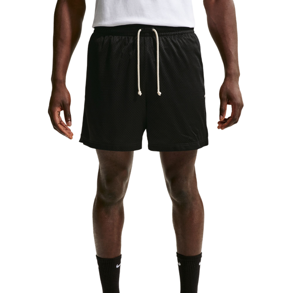 Nike Dri-FIT Standard Issue Mesh 5IN Shorts - Men's - Black/White
