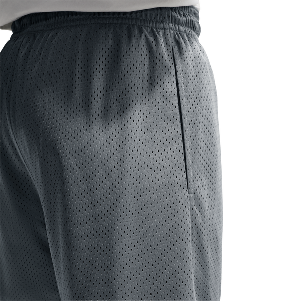 Nike Dri-FIT Standard Issue Mesh 5IN Shorts - Men's - Black/Pale Ivory/Cool Grey - Image 2