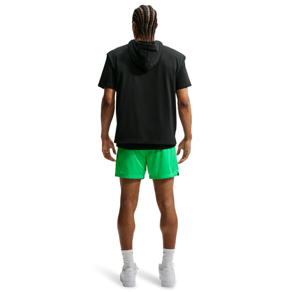 Nike Dri-FIT Standard Issue Mesh 5IN Shorts - Men's - Green Shock/Pale Ivory - Image 4