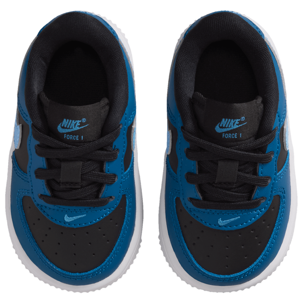 Nike Air Force 1 Low Lace - Boys' Toddler - Dutch Blue/Court Blue/Black - Image 4