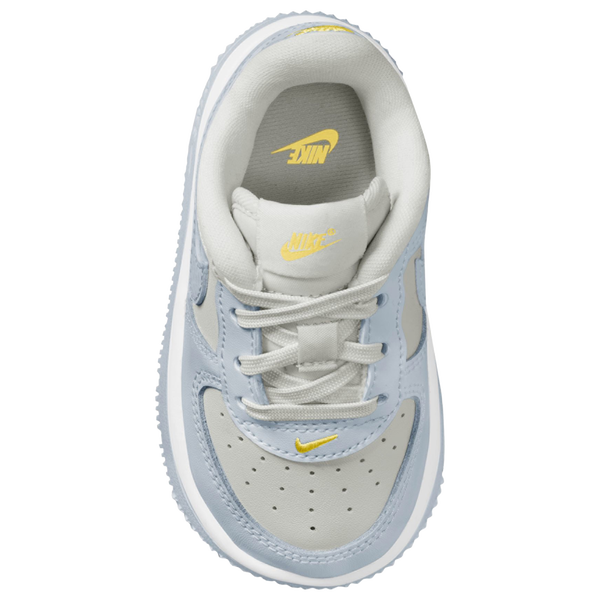 Nike Air Force 1 Low Lace - Boys' Toddler - Platinum Tint/Aura/Alabaster - Image 3