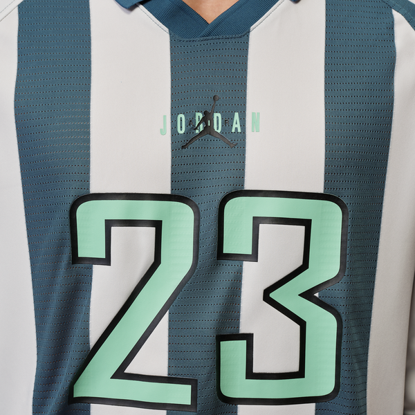 Jordan Brooklyn Terrace Short Sleeve Top - Men's - Sail/Ash Green/Black - Image 3