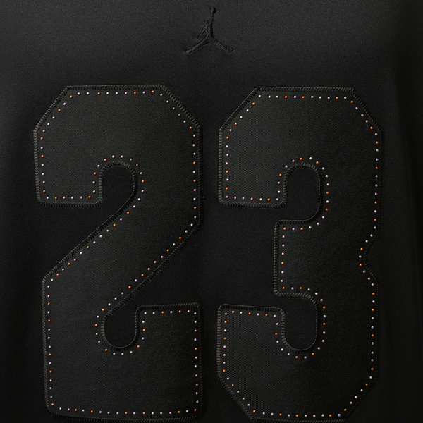 Jordan brooklyn Festival Jersey - Men's - Black/Black - Image 4