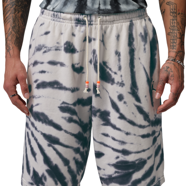 Jordan Brooklyn Festival TD Fleece Shorts - Men's - Off Noir/Sail/Black