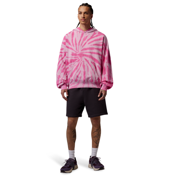 Jordan Brooklyn Festival TD Fleece Pull Over - Men's - Pale Ivory/Iced Carmine/Pinksicle - Image 5
