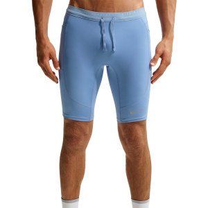 Nike Dri-FIT Stride Half Tights - Men's - Work Blue/Reflective Silver