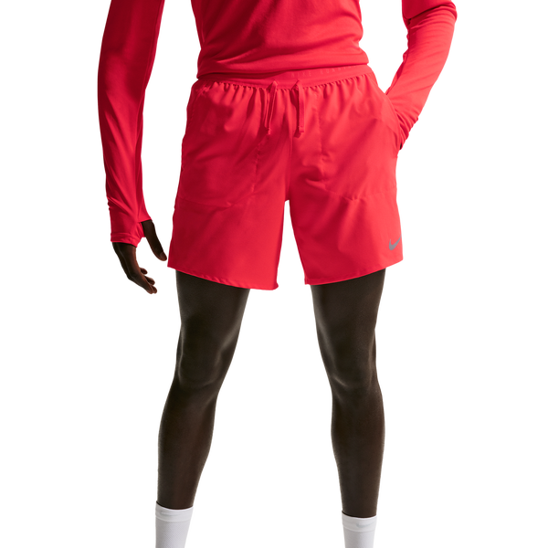 Nike Dri-FIT Stride 7in Brief-Lined Shorts - Men's - Lt Crimson/Reflective Silver