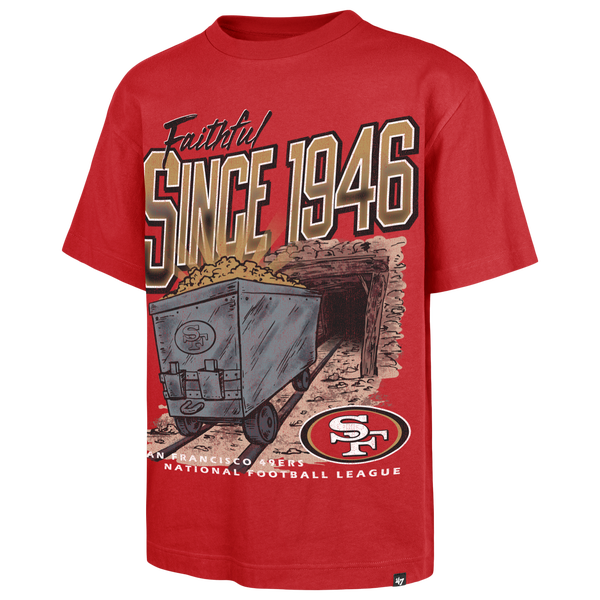 47 Brand NFL 49ers Wilderness T-Shirt - Men's - Red
