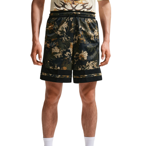 Nike Dri-FIT Game Classic AOP 8" Shorts - Men's - Parachute Beige/Black
