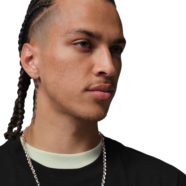 Jordan Brooklyn Festival SS Crew - Men's - Black - Image 5
