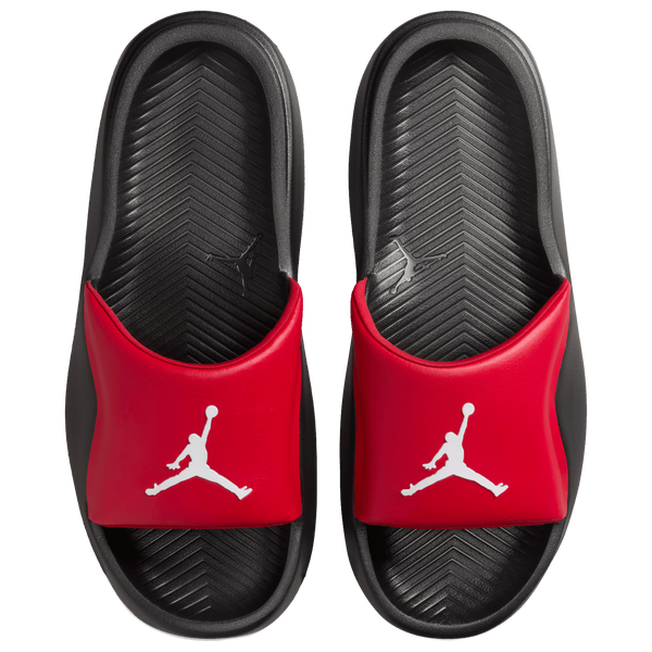 Jordan Franchise Slides - Men's - Black/Red/White