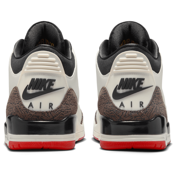 Jordan AJ Retro 3 OG - Men's - Black/White/Red - Image 3