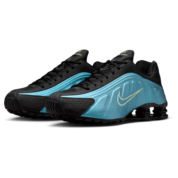 Nike Shox R4 - Men's - Lt Liquid Lime/Pencil Point/Sapphire - Image 6