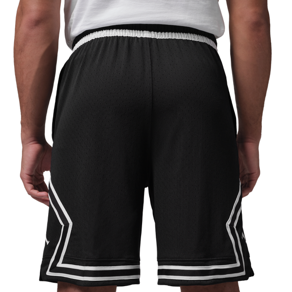 Jordan Dri-FIT SPT 9" Diamond Shorts - Men's - Black/White - Image 2