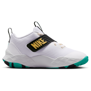 Nike Hustle D 12 - Boys' Grade School - White/Black/Topaz Gold