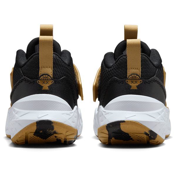 Nike Hustle D 12 - Boys' Preschool - Black/White/Gold - Image 3