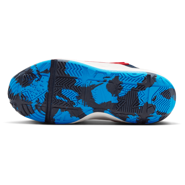 Nike Hustle D 12 - Boys' Preschool - Sail/University Red/Team Navy - Image 5