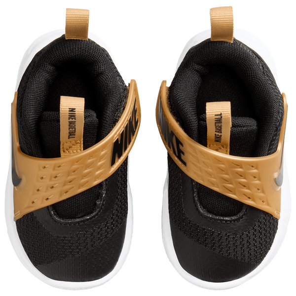 Nike Team Hustle D 12 - Boys' Toddler - Metallic Gold/Black/Black - Image 4