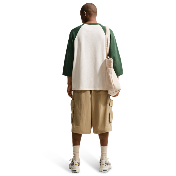 Nike Club Oversized Cargo Shorts - Men's - White/Beige - Image 4