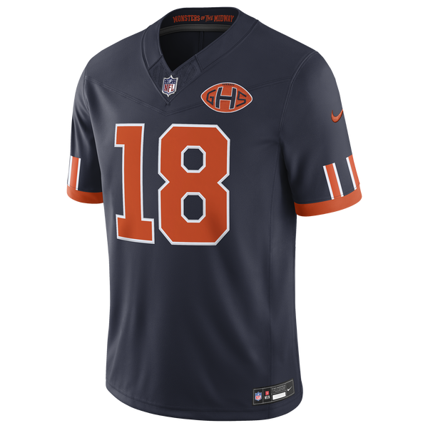 Nike Bears NFL Rival CW18 Limit Jersey - Men's - Navy - Image 3
