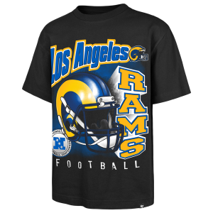 47 Brand NFL Rams Chrome Burst T-Shirt - Men's - Black