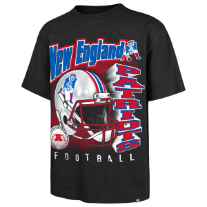 47 Brand NFL Patriots Chrome Burst T-Shirt - Men's - Black