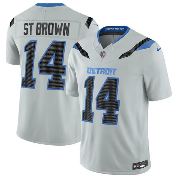 Nike Lions NFL Rival AB14 Limit Jersey - Men's - Silver
