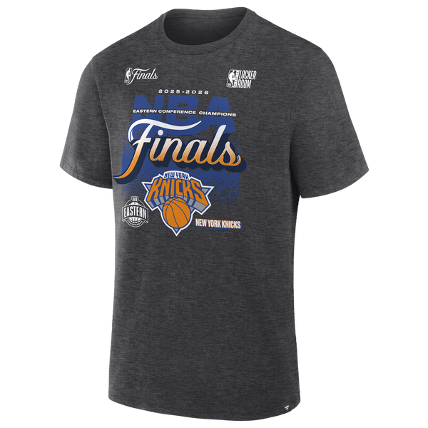 Fanatics Conference Champions Locker Room T-Shirt - Men's - Charcoal Heather