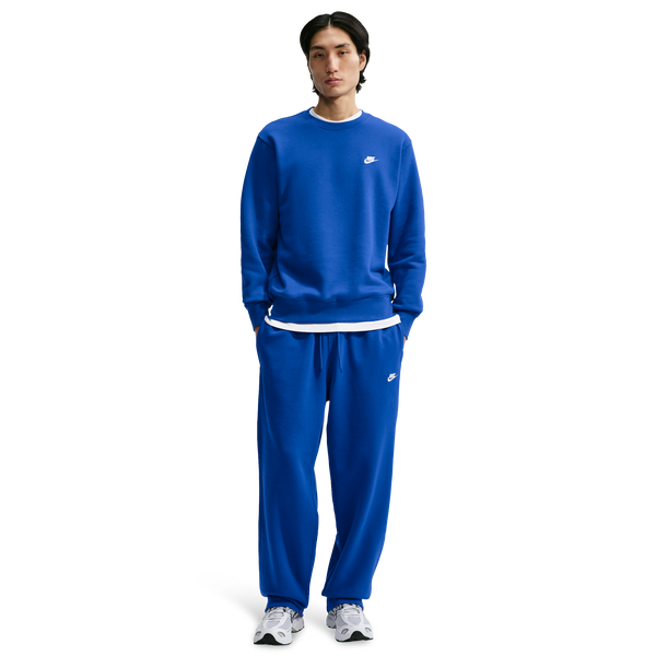 Nike Open Hem Club Pants - Men's - Old Royal/Old Royal/White - Image 3