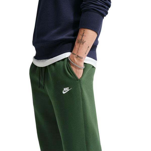 Nike Club Joggers - Men's - Fir/Fir/White - Image 3