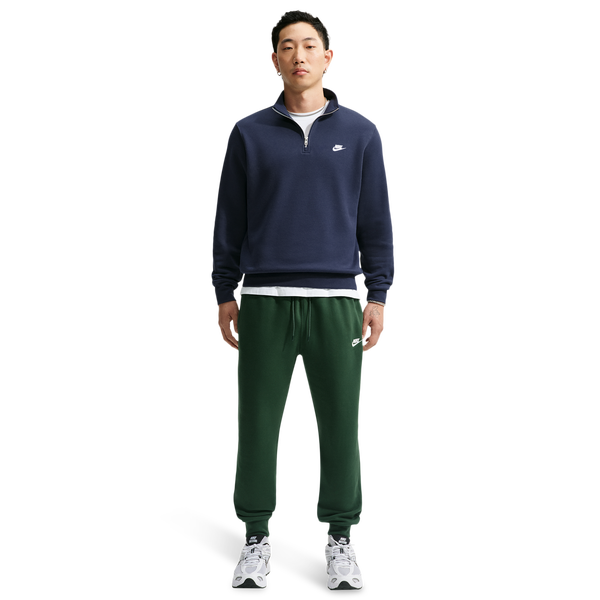 Nike Club Joggers - Men's - Fir/Fir/White - Image 4