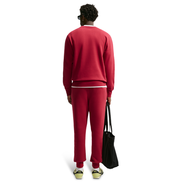 Nike Club Joggers - Men's - Tough Red/Tough Red/White - Image 4