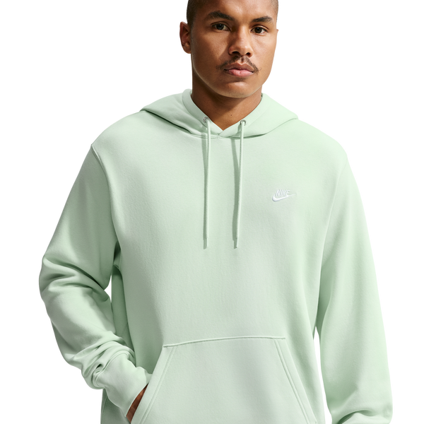 Nike Club Pullover Hoodie - Men's - Jade Aura/Jade Aura/White