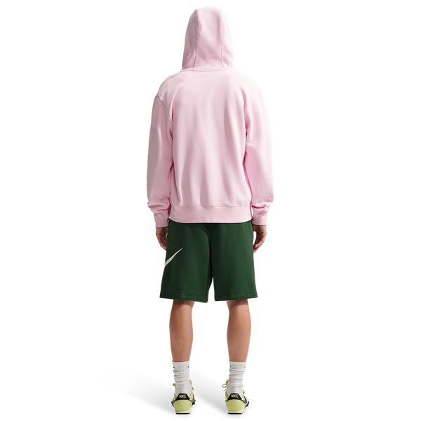 Nike Solo Swoosh Fleece Shorts - Men's - Fir/Fir/White - Image 4