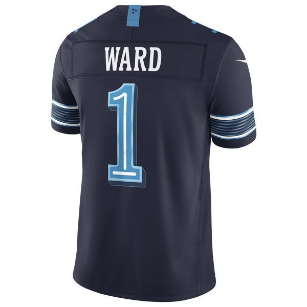 Nike Titans NFL Rival CW1 Limit Jersey - Men's - Navy - Image 2