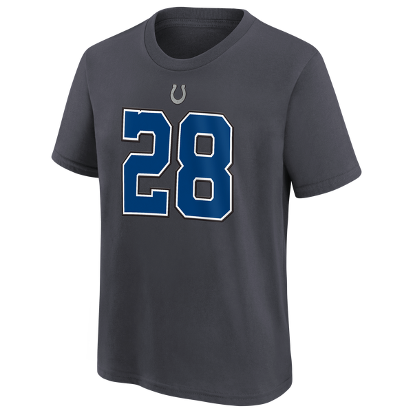Nike Colts NFL Rival Short Sleeve T-Shirt - Boys' Grade School - Grey - Image 2