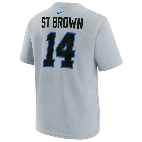 Nike Lions Rival AB14 Short Sleeve T-Shirt - Boys' Grade School - Silver - Image 3