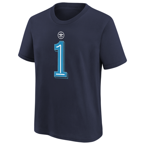 Nike Titans NFL Rival Short Sleeve T-Shirt - Boys' Grade School - Navy - Image 2